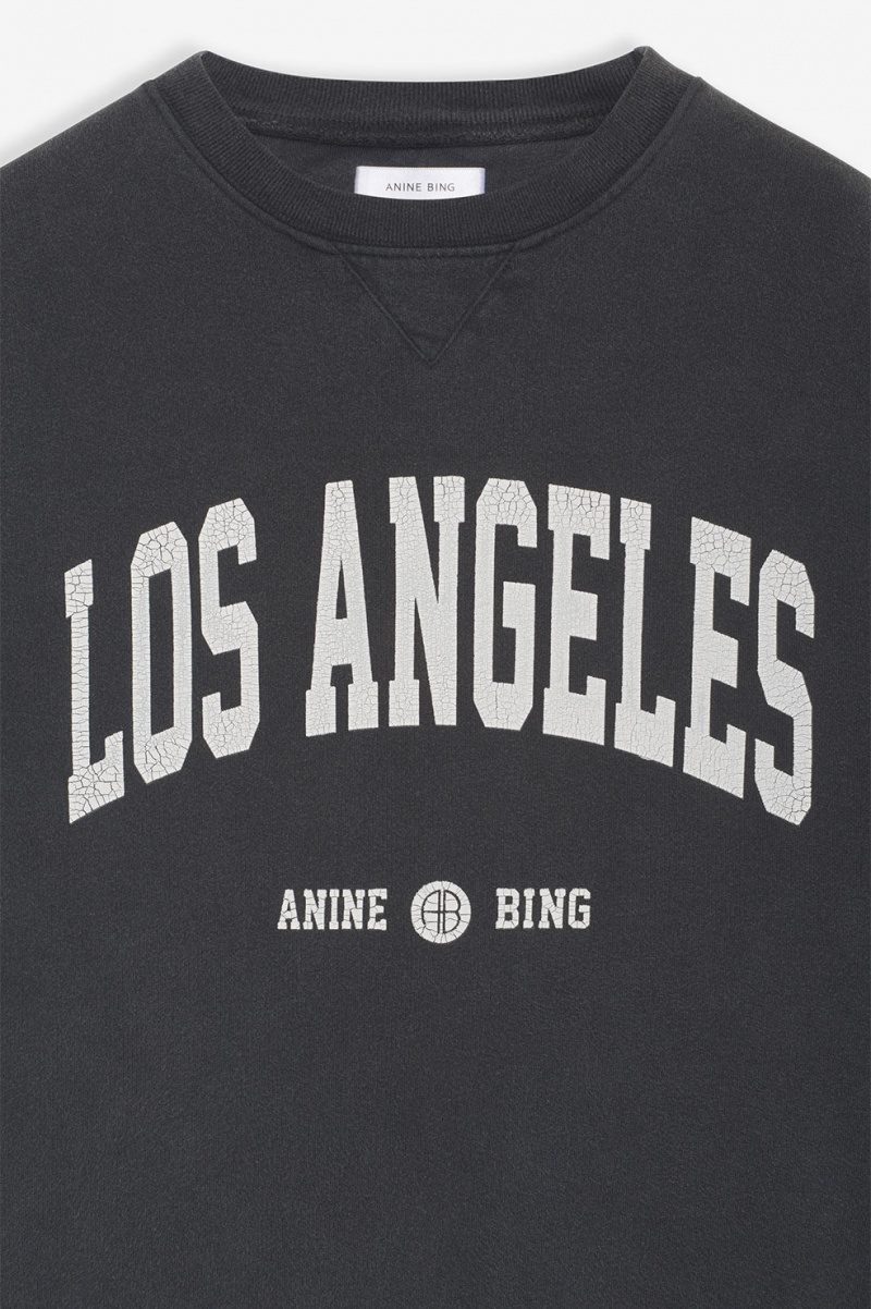 Sweat Anine Bing Ramona Los Angeles Noir Femme | UNY-7108079